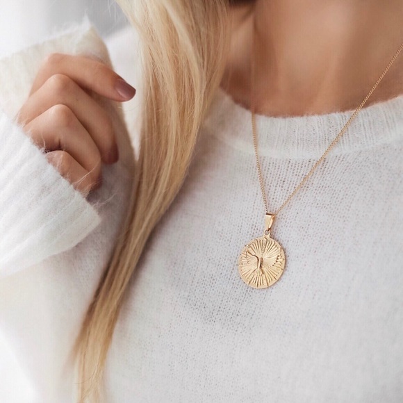 Dove Spirit Necklace | 18k Gold Filled - Picture 2 of 8
